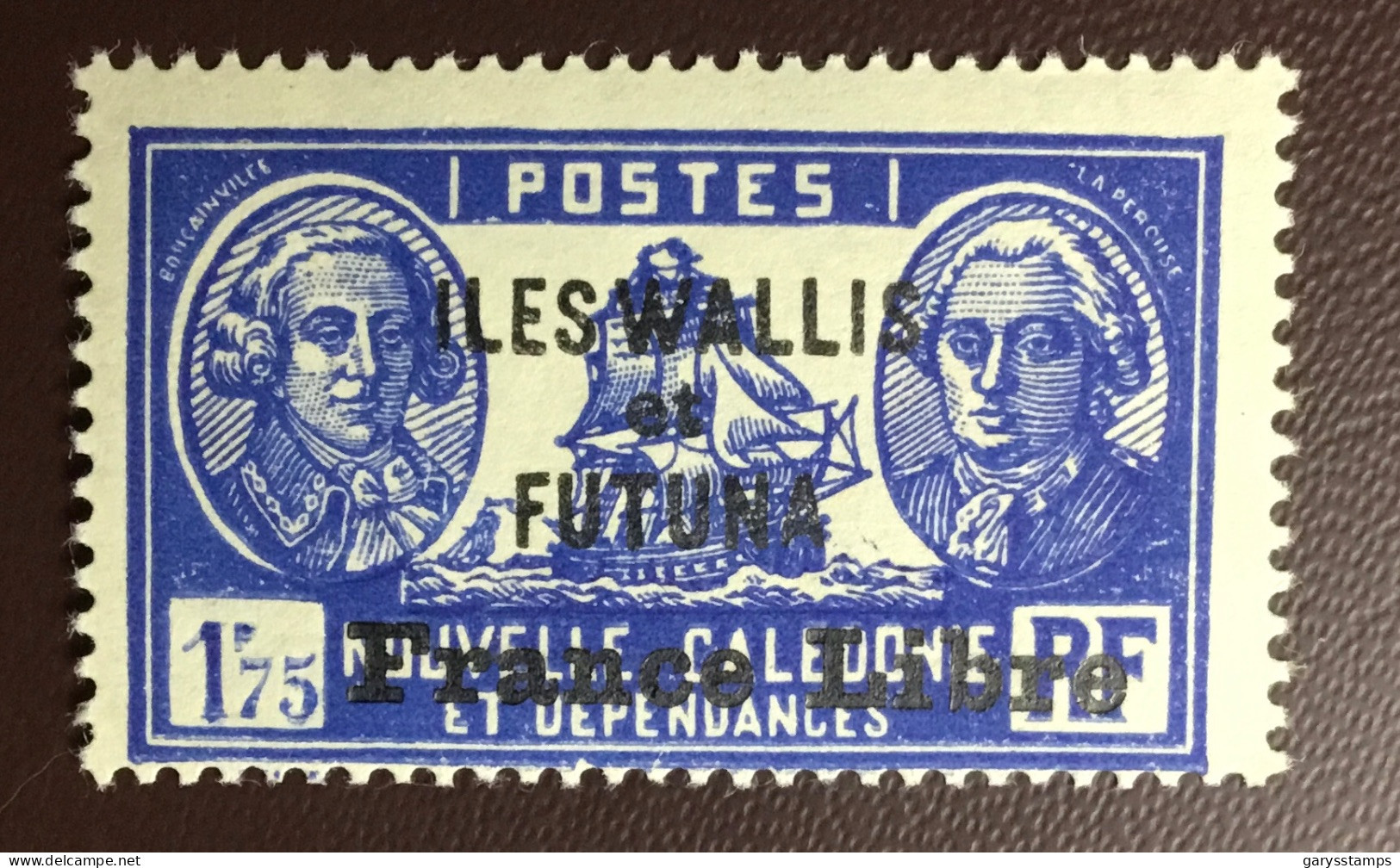 Wallis Et Futuna 1941 1.75f France Libre Y&T 118 MNH - Nuevos