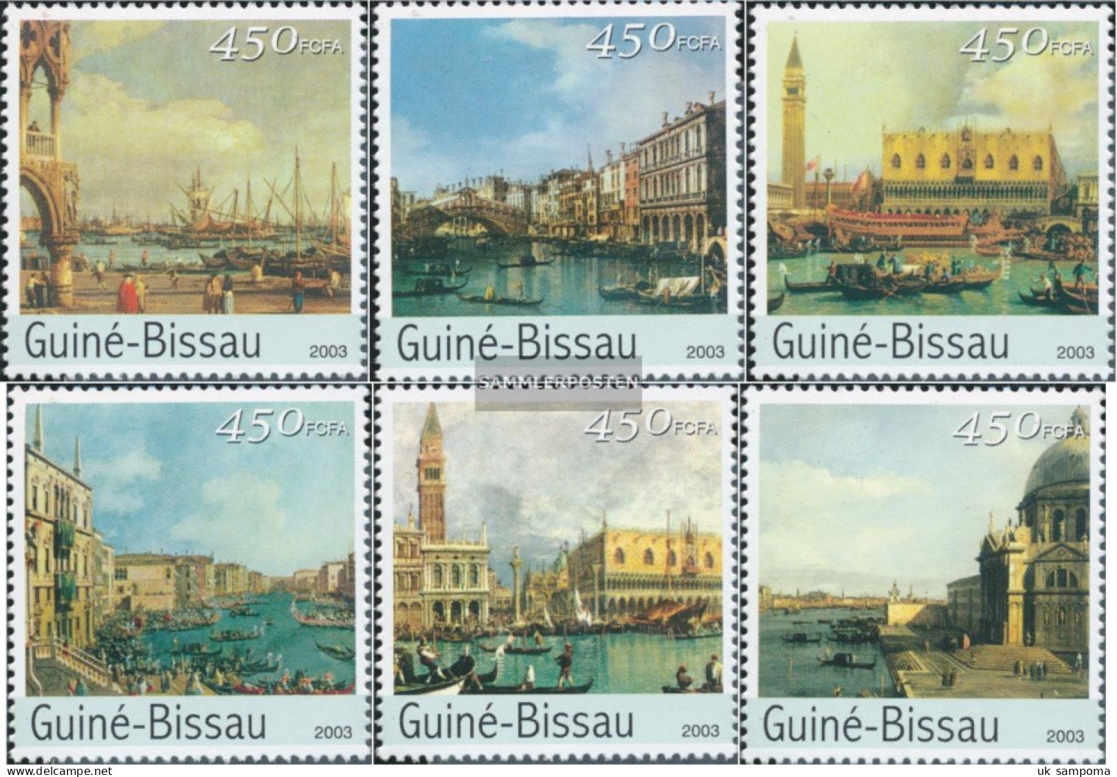 Guinea-Bissau 2225-2230 (complete. Issue) Unmounted Mint / Never Hinged 2003 Rescue Venedigs - Guinea-Bissau