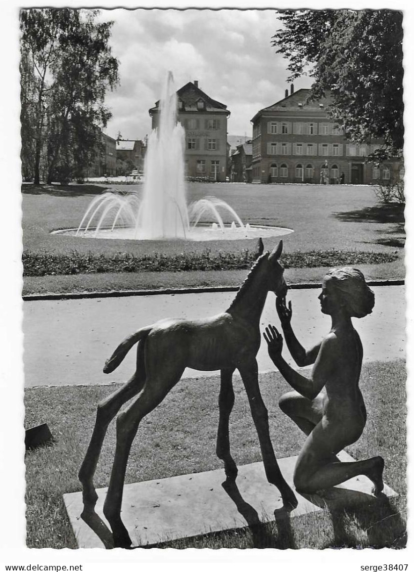 Reutlingen - 1963 - Plastik Mit Springbrunnen Am Listplatz - N°78   # 3-24/7 - Other & Unclassified