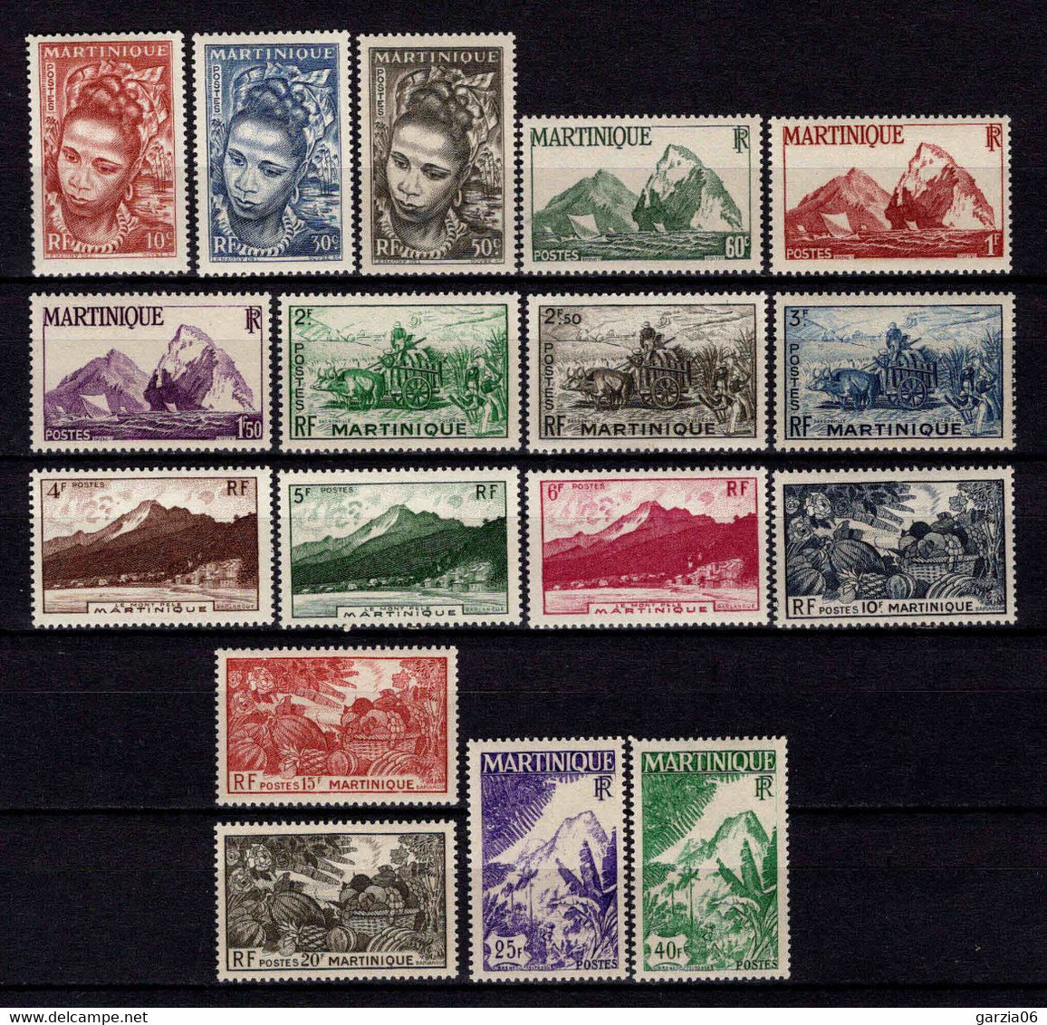 Martinique - 1947  - Aspect De La Martinique - N° 226 à 242 - Oblit - Used - Usados