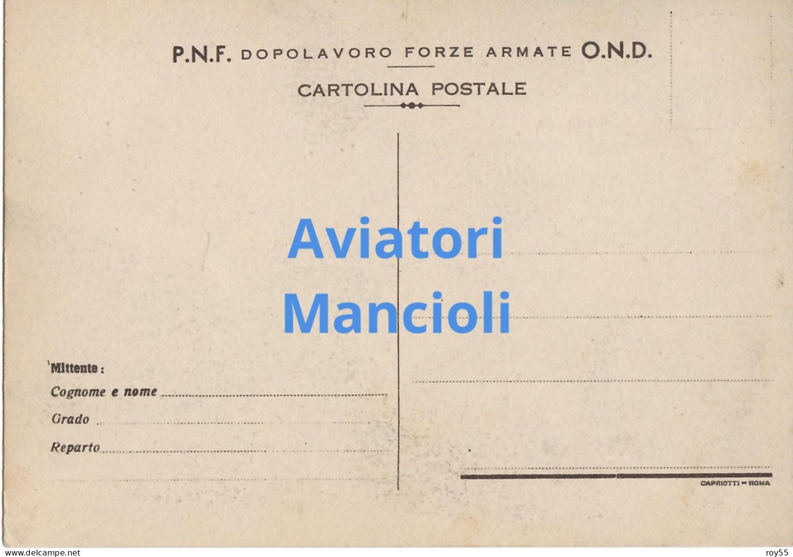 Aereo Aviazione Aerei In Volo Aviatori Tedeschi Di Mancioli Illustratore P.n.f Dopolavoro O N D (v.retro) - Aviateurs