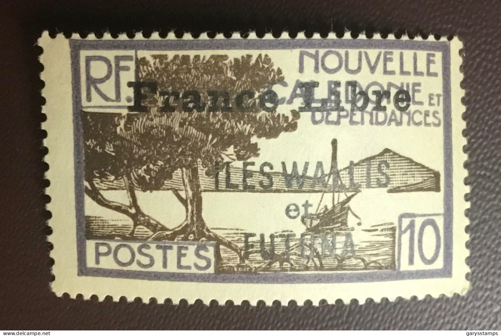 Wallis Et Futuna 1941 France Libre 10c Y&T 97 MNH - Ongebruikt