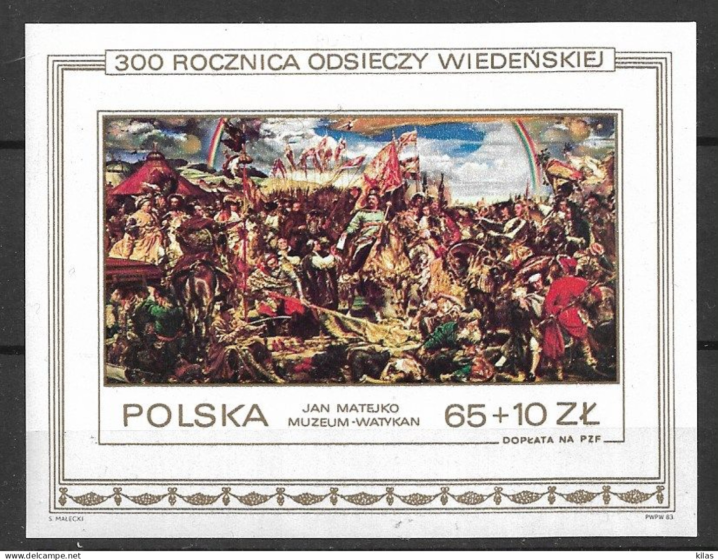 POLAND 1983 Tercentenary Of Relief Of Vienna MNH - Blocs & Feuillets