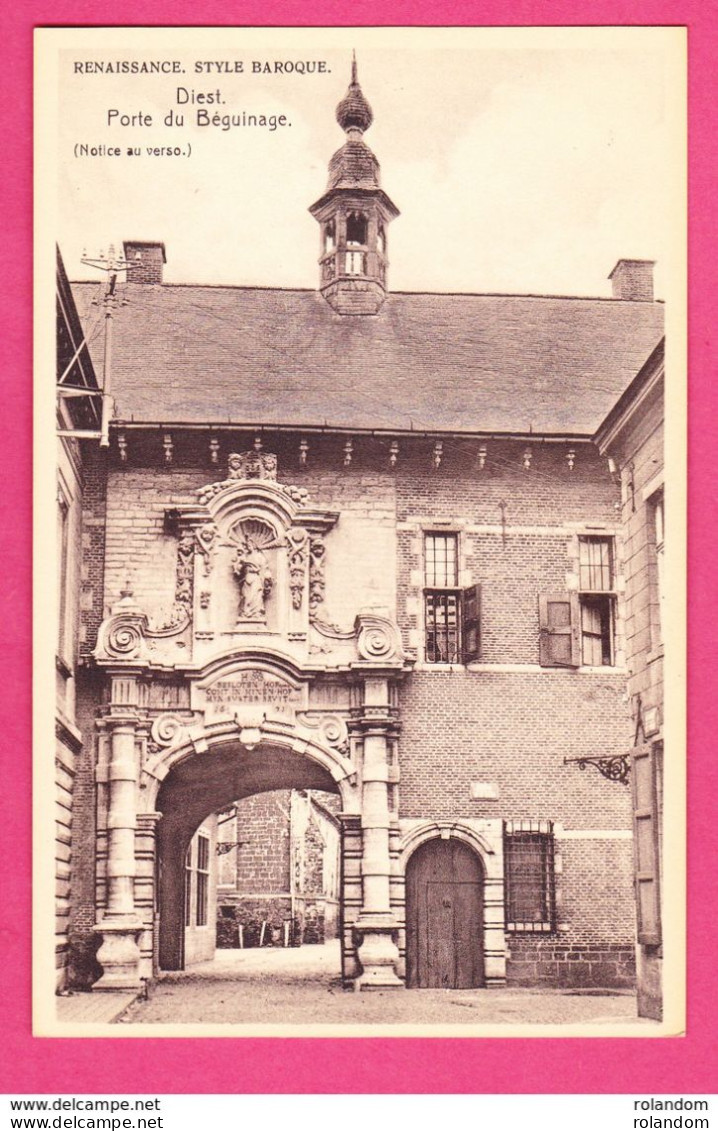 Diest Porte Du Béguinage Renaissance Style Baroque  éd. Maison D'Art Sépia - Diest