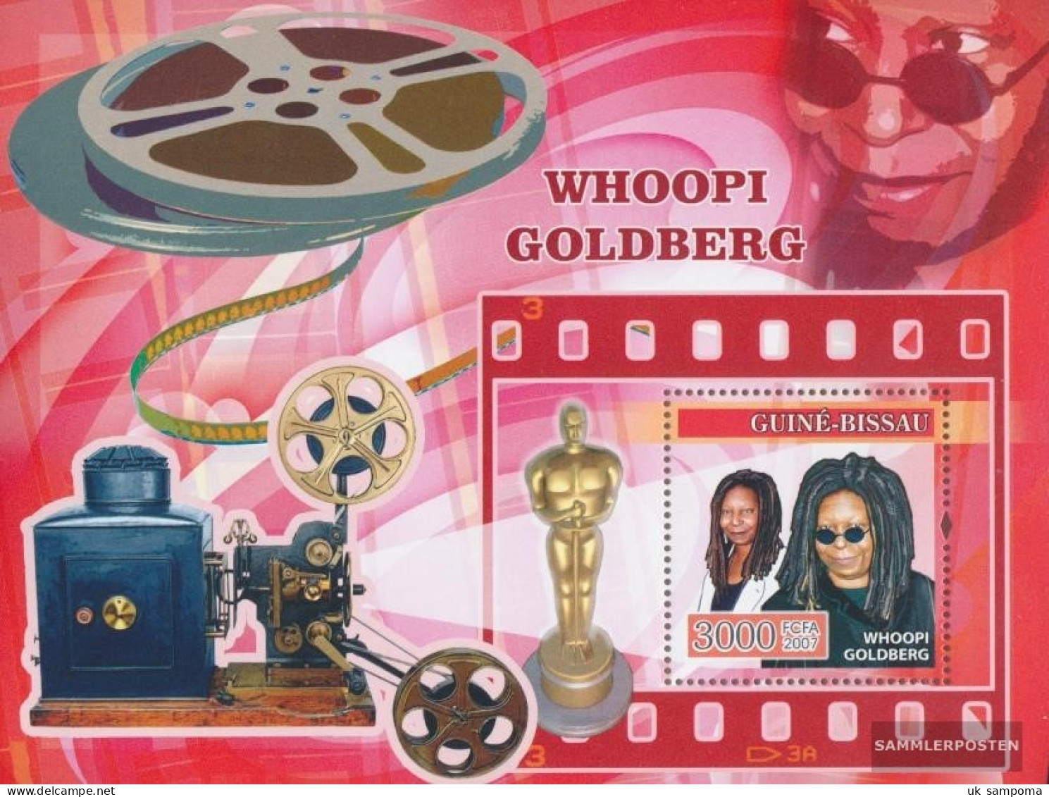 Guinea-Bissau Miniature Sheet 580 (complete. Issue) Unmounted Mint / Never Hinged 2007 Whoopi Goldberg (Cinema) - Guinea-Bissau