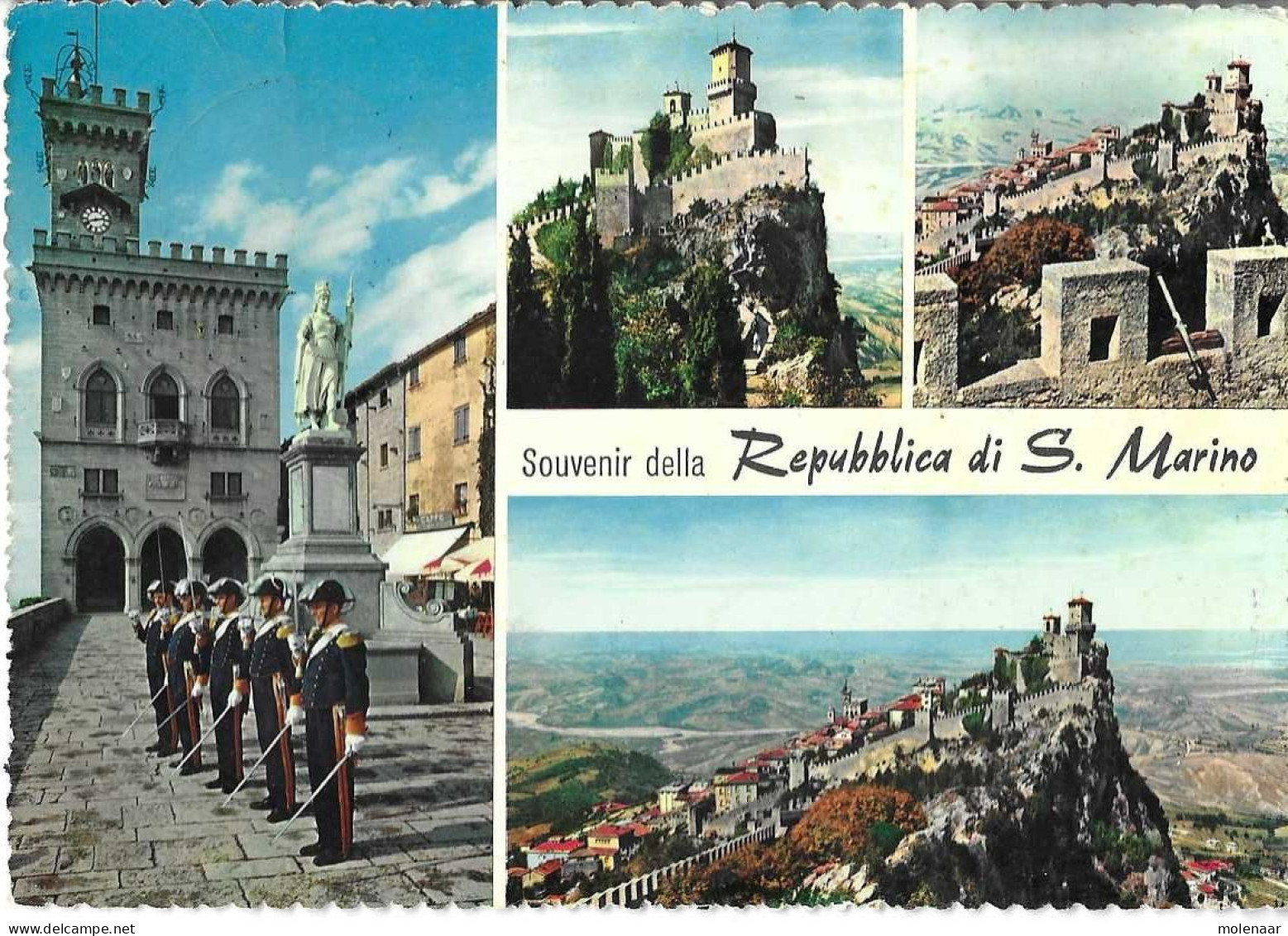 Postzegels > Europa > San Marino > 1940-59 > Kaart Uit 1951 Met 616900a Postzegels (16990) - Brieven En Documenten