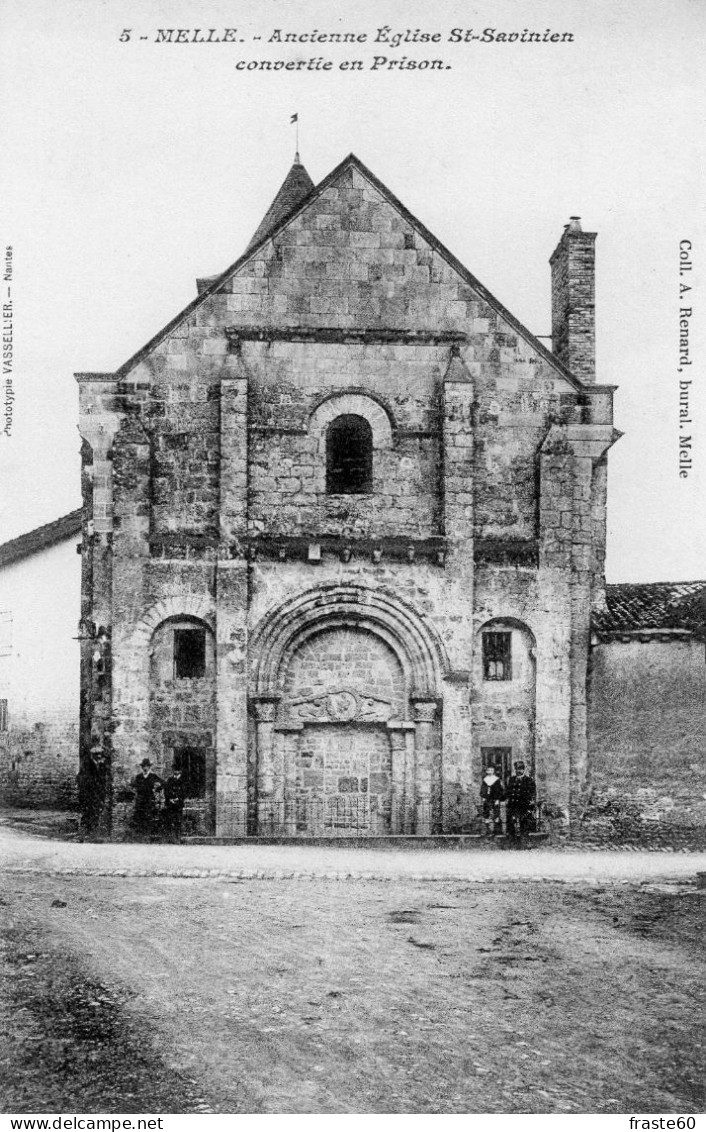 Melle - Ancienne église Saint Savinien Convertie En Prison - Melle