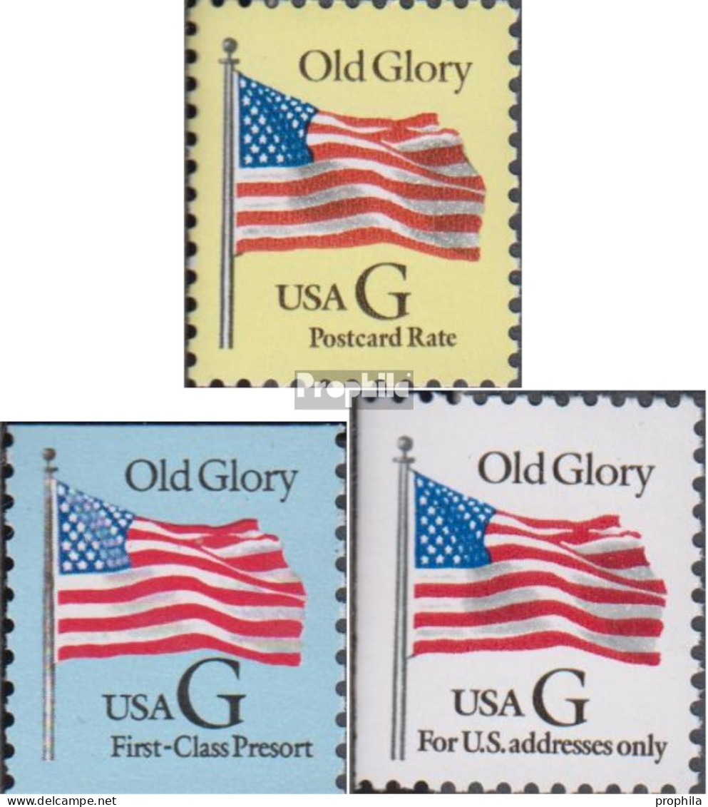 USA 2534-2536 (kompl.Ausg.) Postfrisch 1994 Flaggen - Ungebraucht