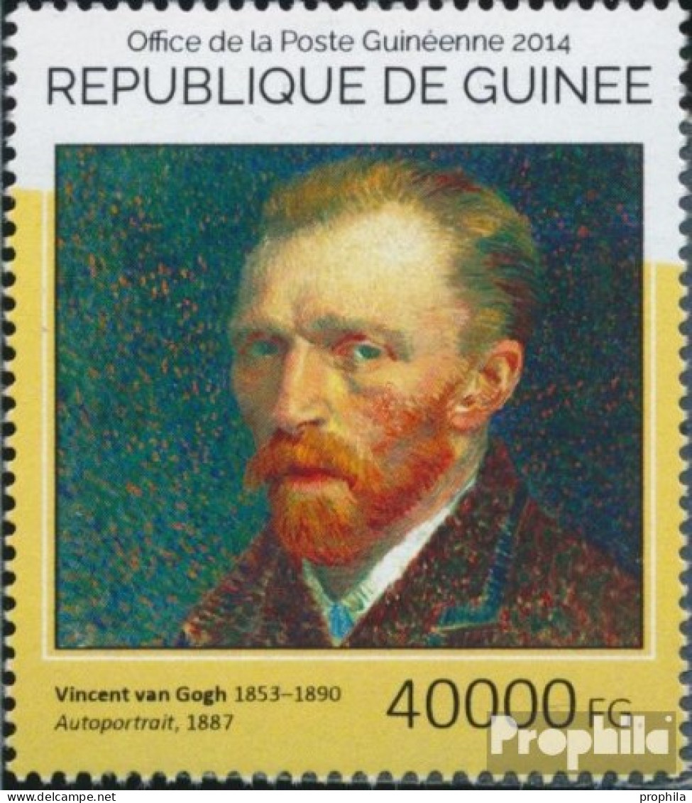 Guinea 10756 (kompl. Ausgabe) Postfrisch 2014 Vincent Van Gogh - Guinea (1958-...)