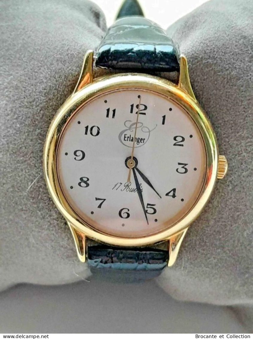Montre Ancienne - Vintage - Femme - Plaqué OR - Erlanger - Watches: Old