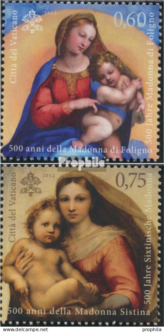 Vatikanstadt 1733-1734 (kompl.Ausg.) Postfrisch 2012 Madonna Di Foligno - Unused Stamps