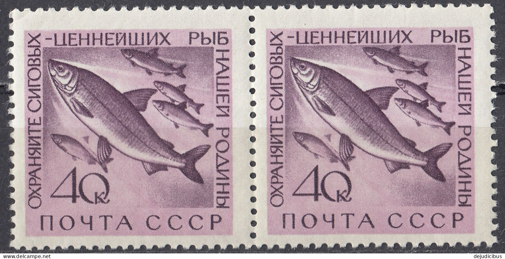URSS - 1959/1960 - Coppia Di Yvert 2185A Nuovi MNH Uniti Fra Loro. - Ungebraucht