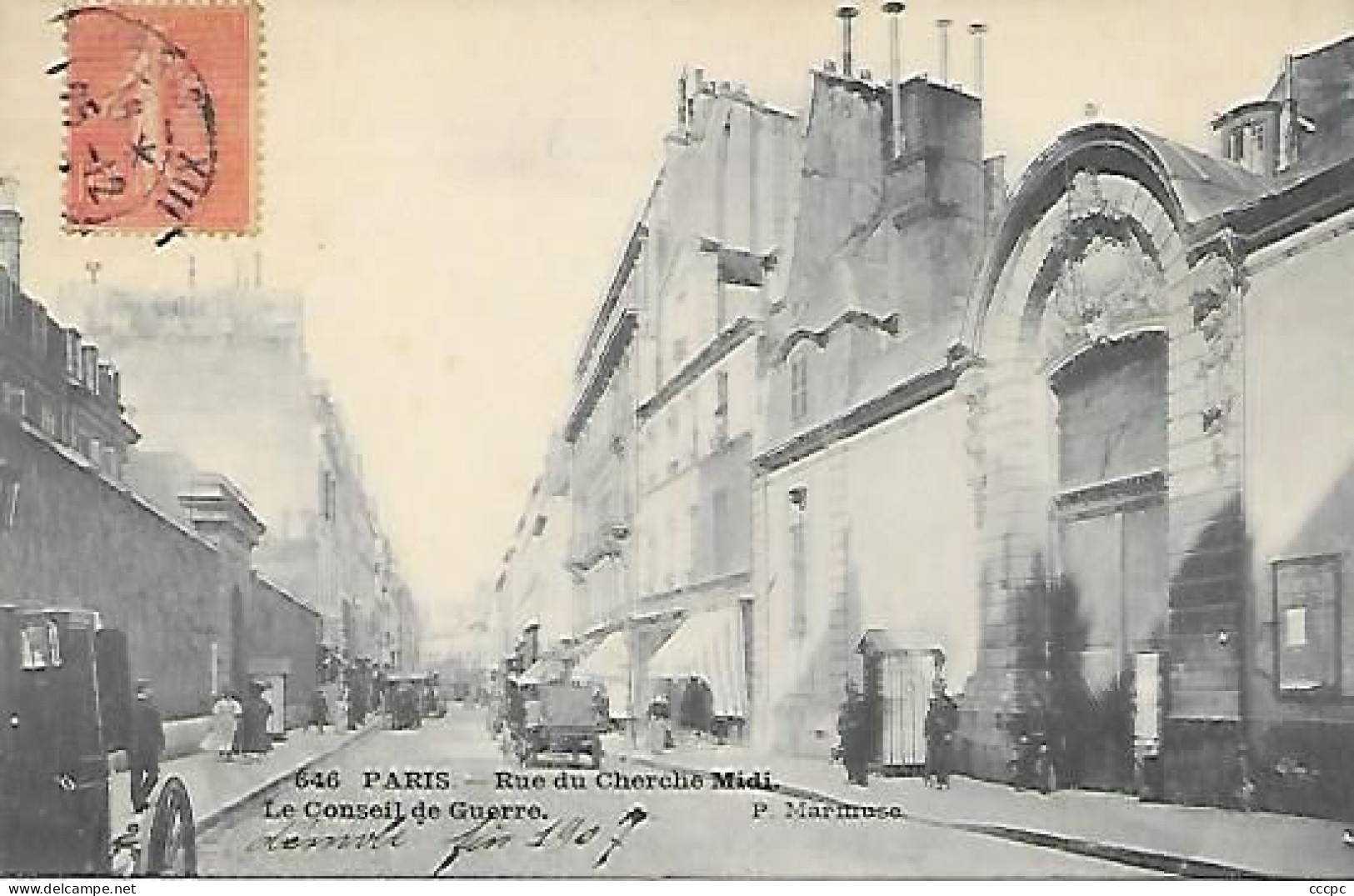 CPA Paris Rue Du Cherche-Midi - Le Conseil De Guerre - Paris (06)