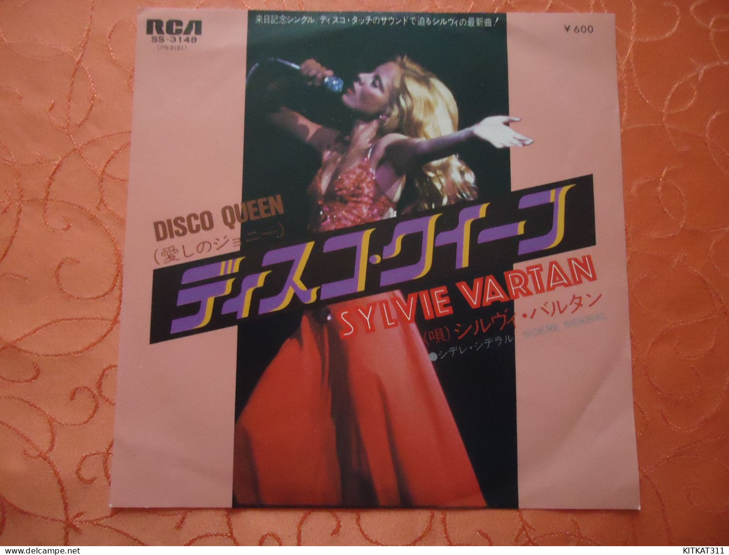 Disque 45 T-Sylvie Vartan-DISCO - 2 Titres-RCA-SS-3148-Tirage Japonais - Autres & Non Classés