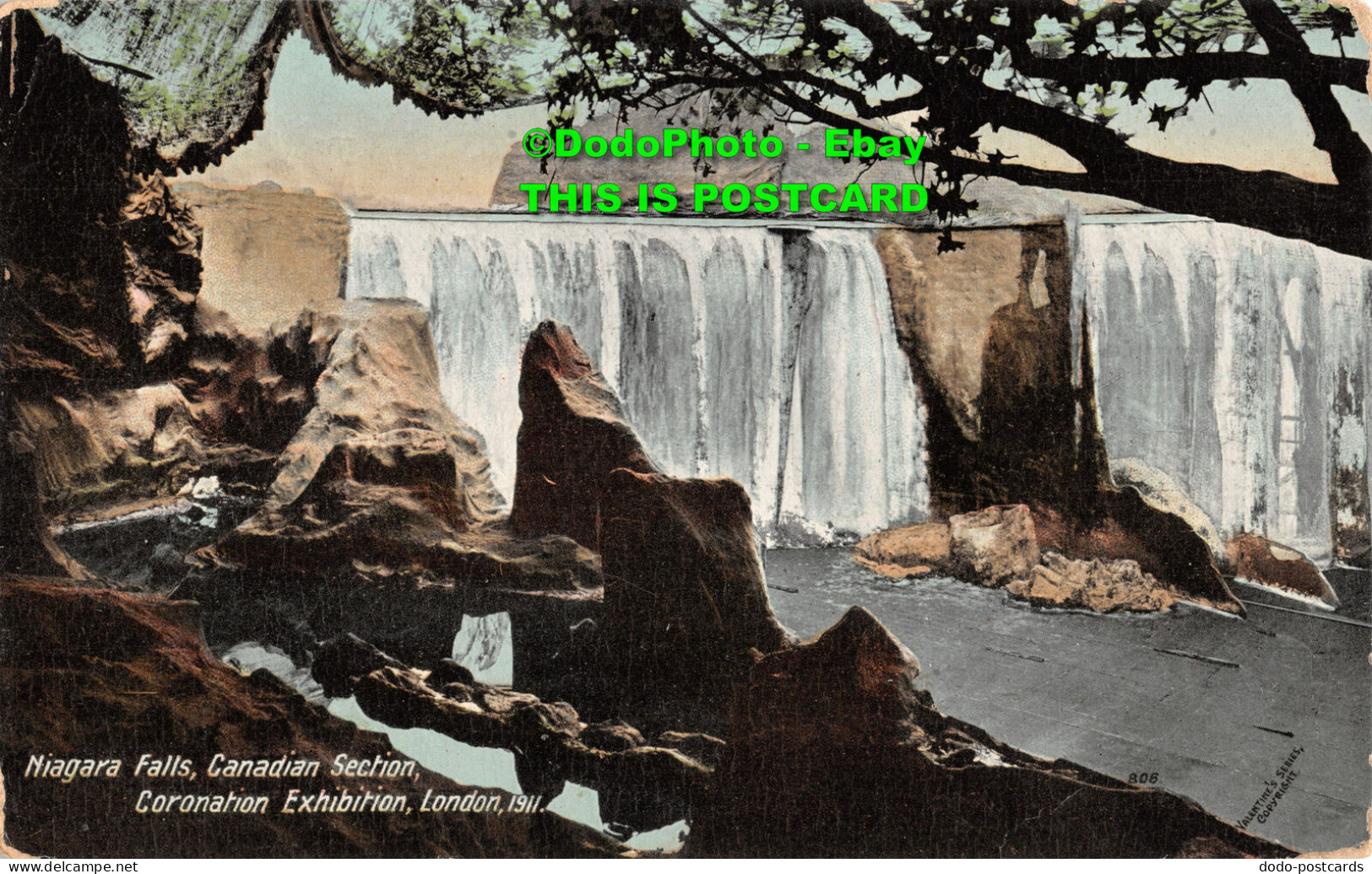 R428055 Niagara Falls. Canadian Section. Coronation Exhibition. London. 1911. Va - Other & Unclassified