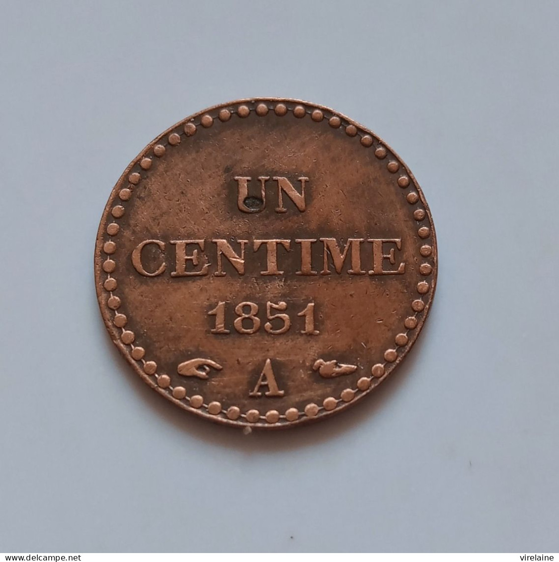 France Un Centime Dupré 1851 A Avec Accent Sur Le E   (B17 08) - Sonstige & Ohne Zuordnung