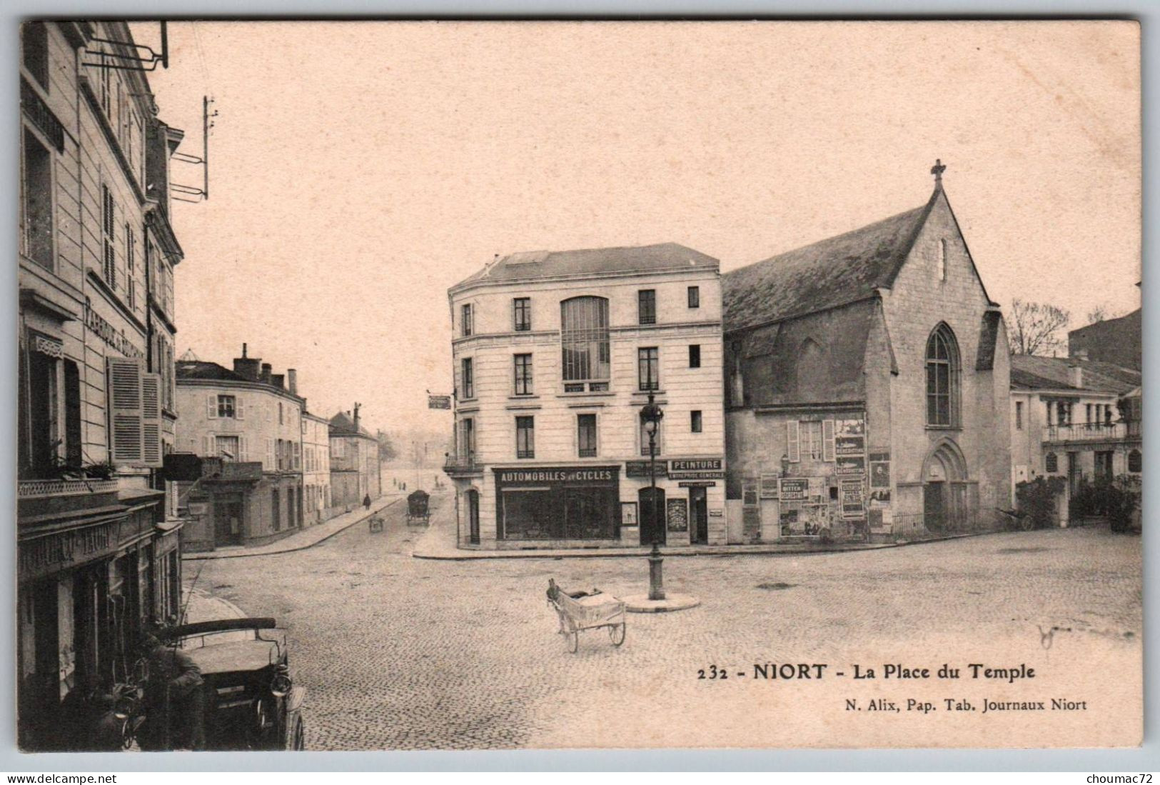 (79) 077, Niort, Alix Pap 232, La Place Du Tempe - Niort