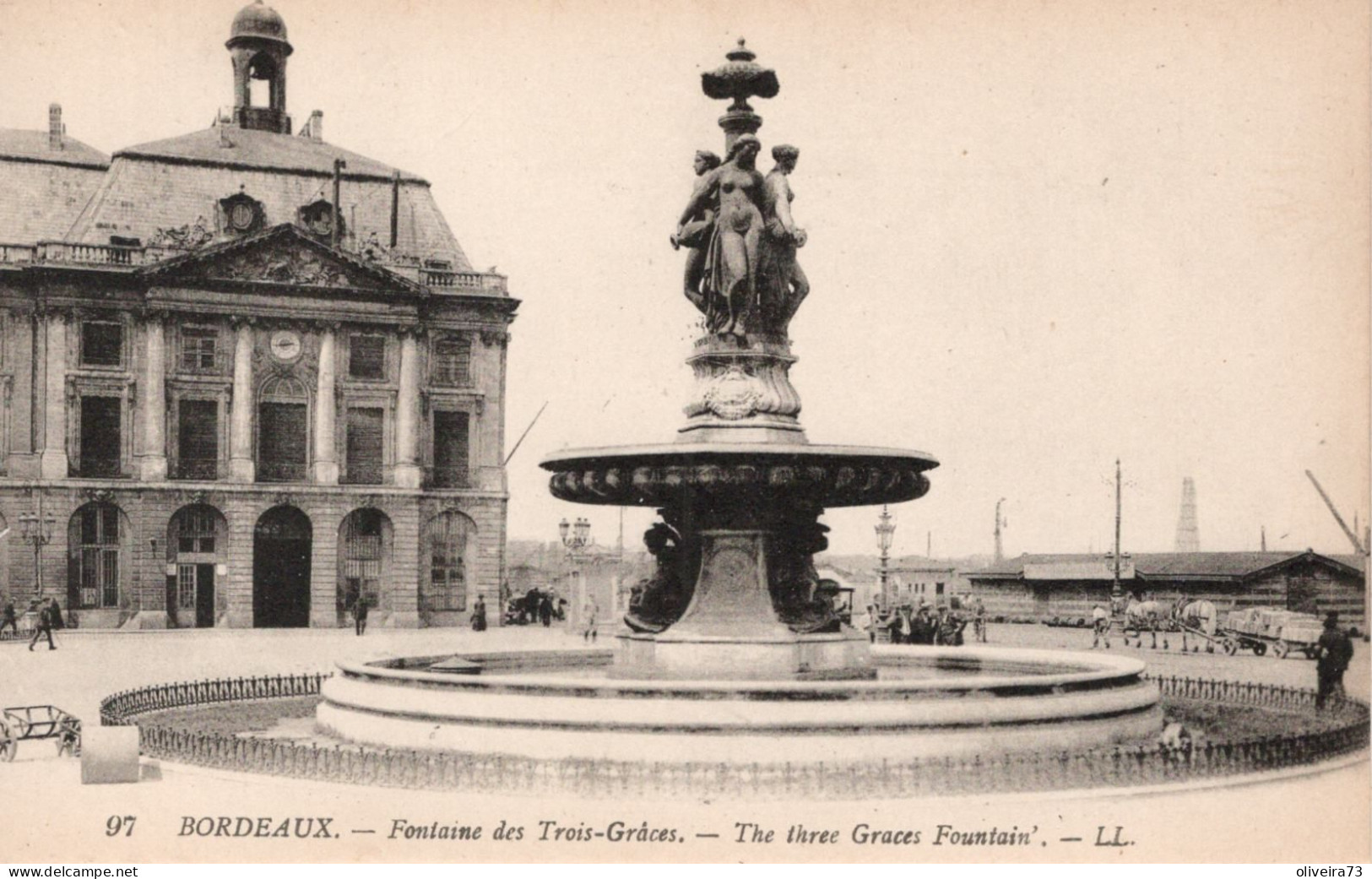 BORDEAUX - Fontaine Des Trois-Gràces - Bordeaux