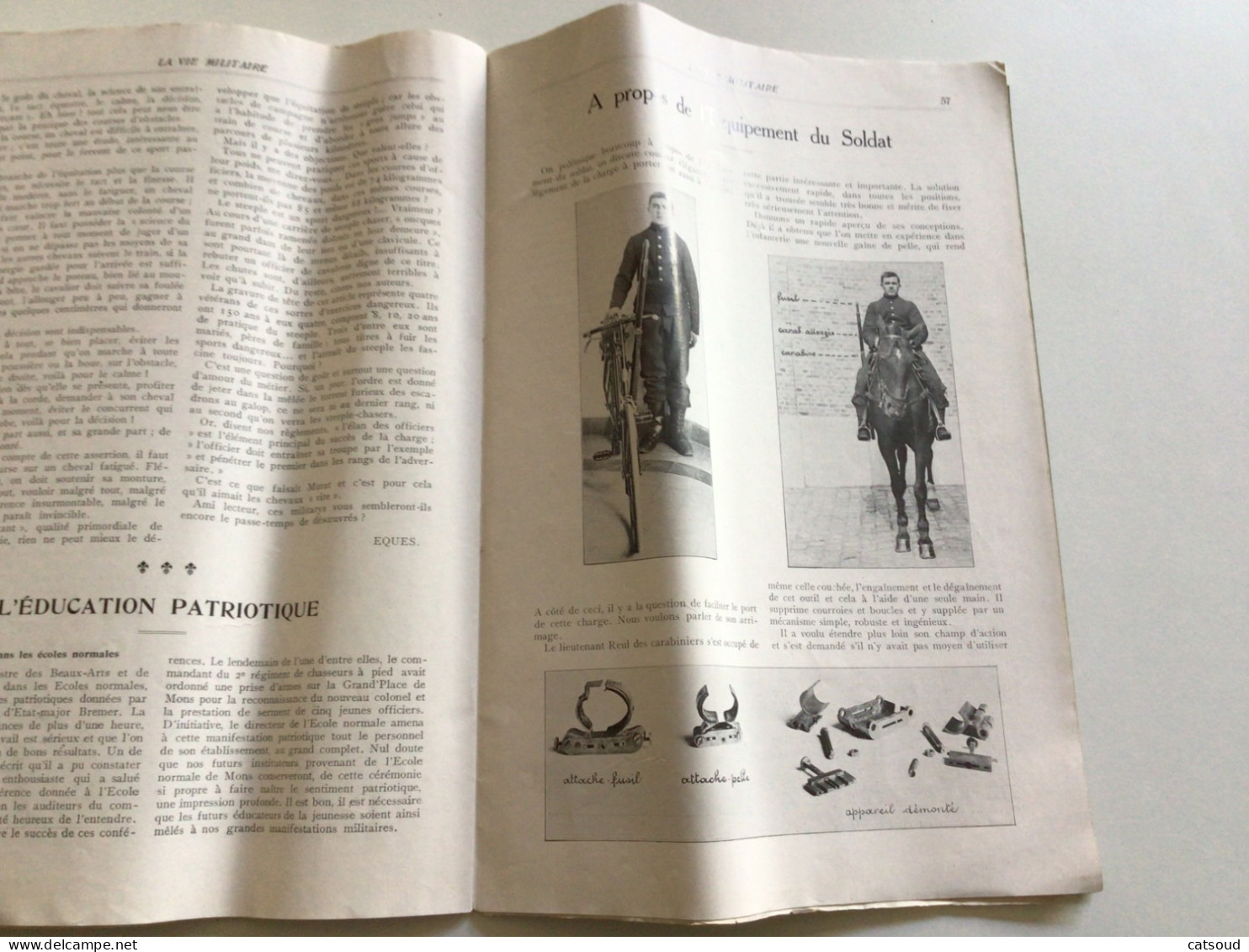 Ancienne revue (1913) La vie Militaire Tout ce qui concerne l’armée et La Défense Nationale (signature non identifiée)