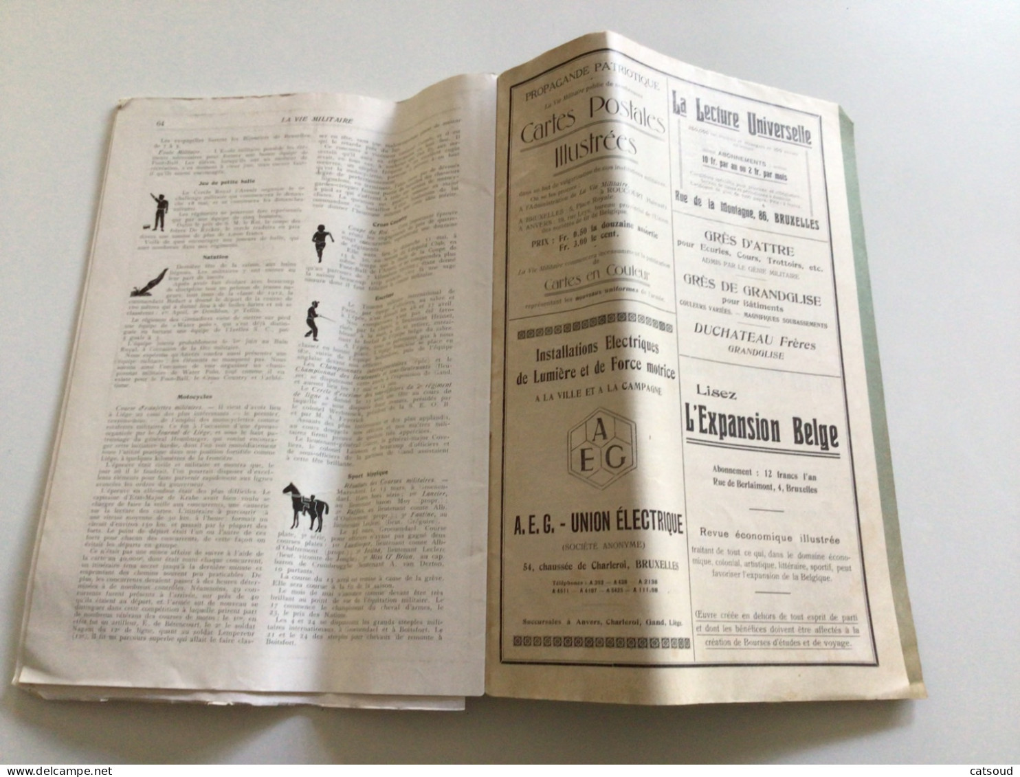 Ancienne revue (1913) La vie Militaire Tout ce qui concerne l’armée et La Défense Nationale (signature non identifiée)