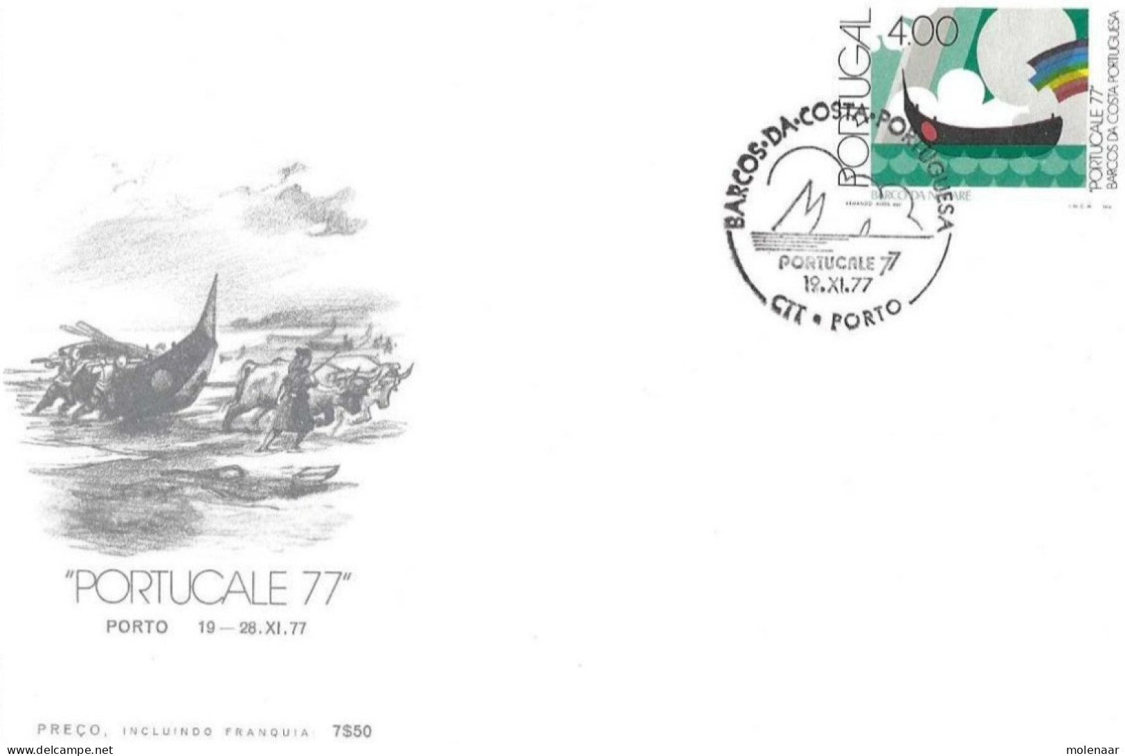 Postzegels > Europa > Portugal > Briefomslag 1977 Portucale 77 Gebruikt (16903) - Lettres & Documents