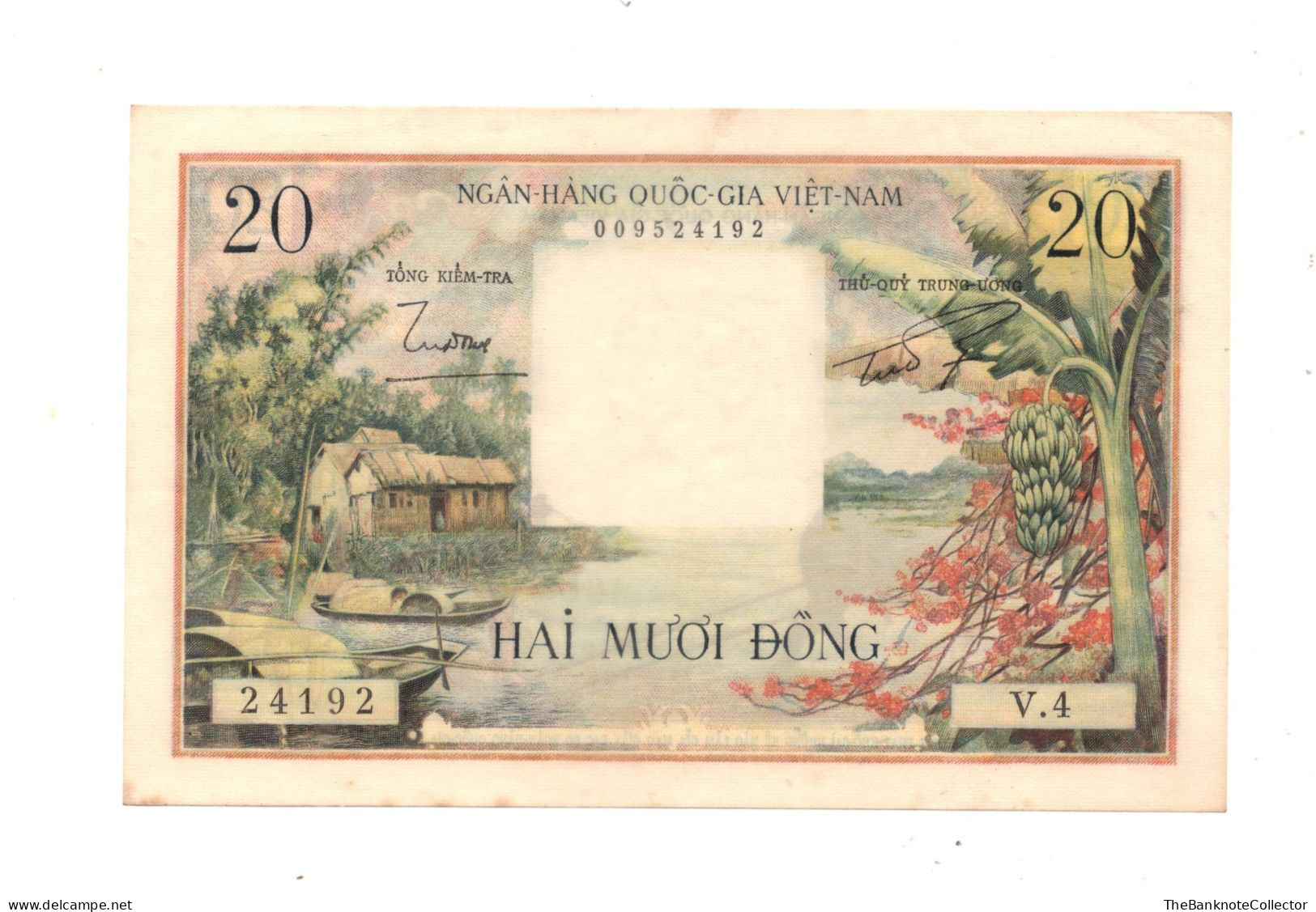 South Vietnam 20 Dong ND 1955-1956  P-4 - Vietnam