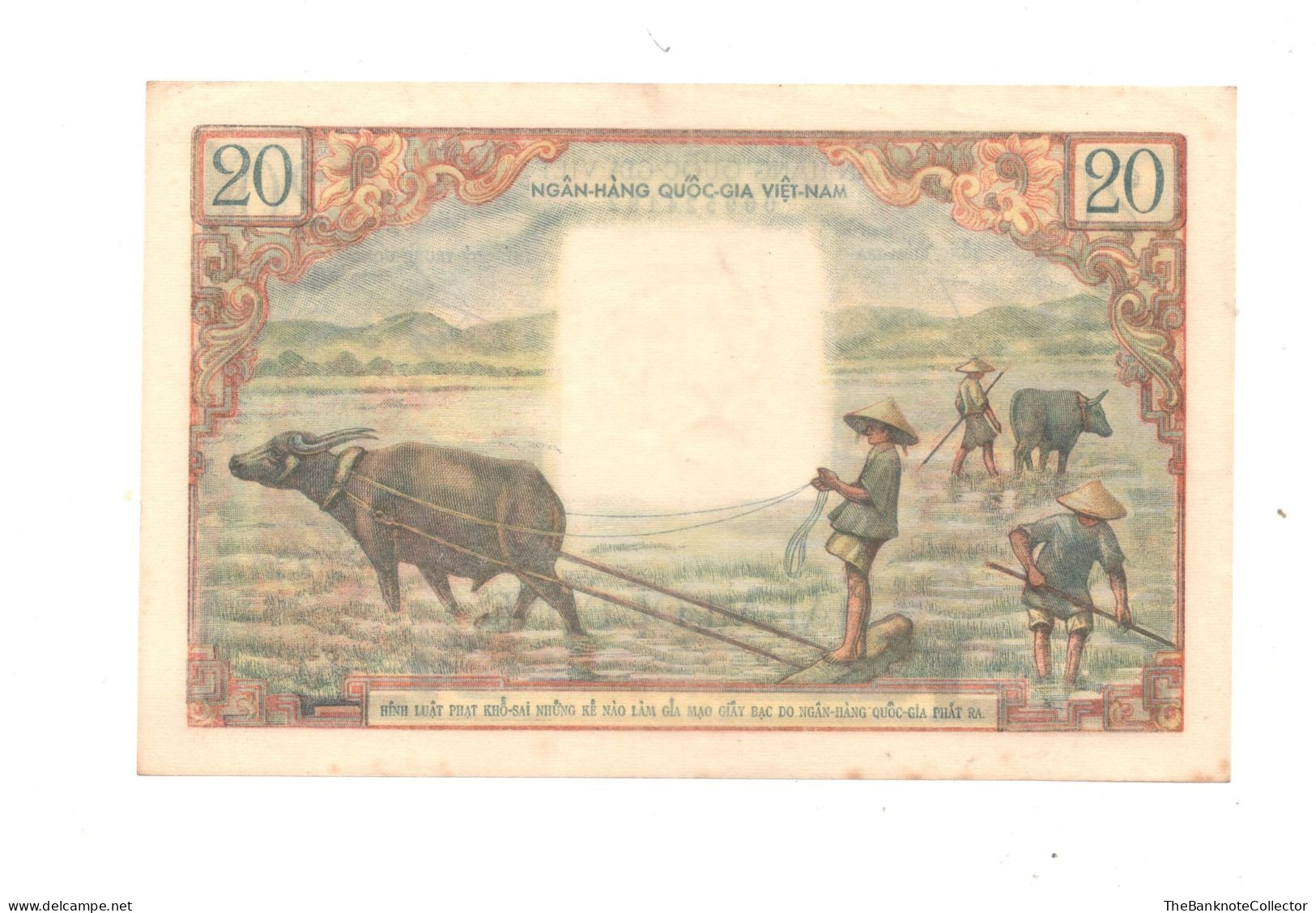 South Vietnam 20 Dong ND 1955-1956  P-4 - Vietnam