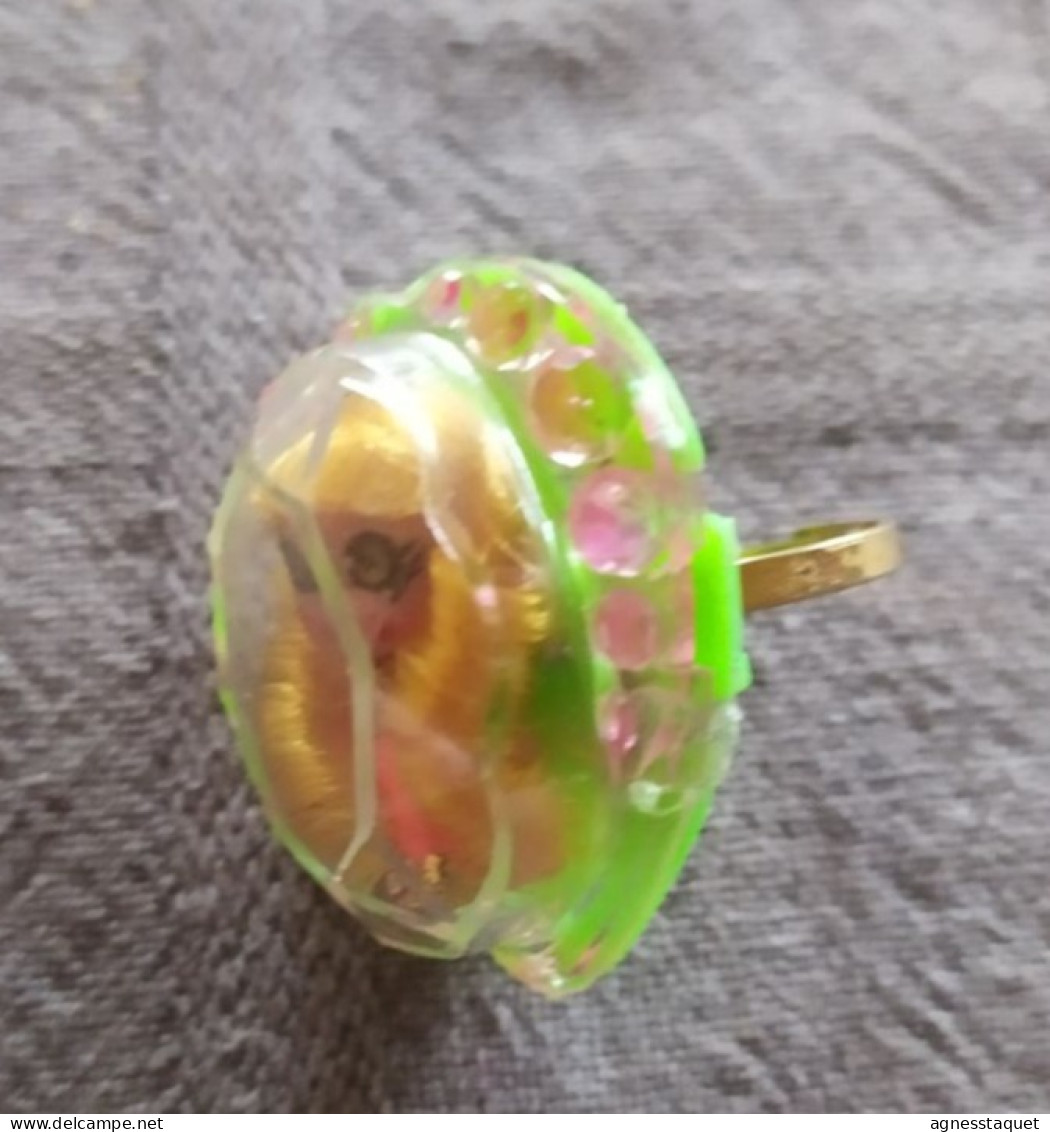 *** Rare *** Mattel Jewelry Kiddle 1966 Bague Ajustable - Oud Speelgoed