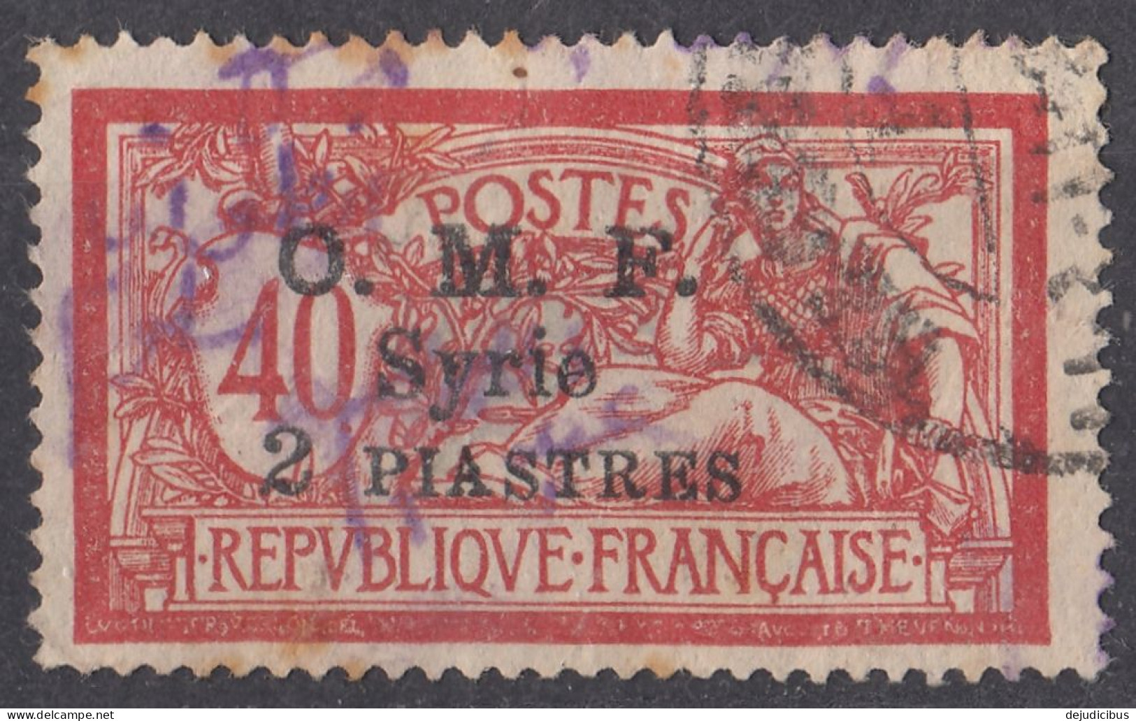 SIRIA, COLONIA FRANCESE - 1920/1922- Yvert 68 Usato. - Used Stamps