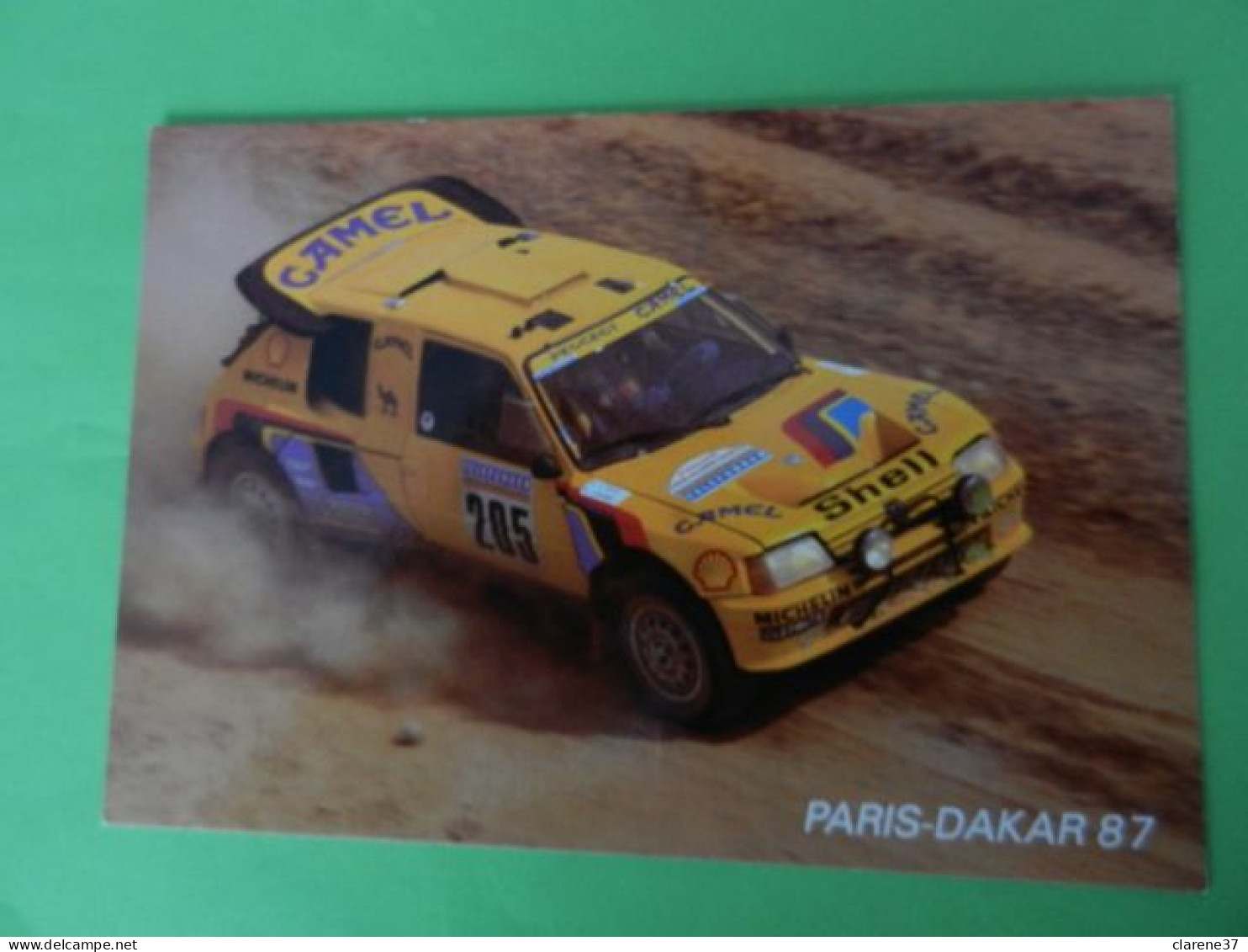 AUTOMOBILE PEUGEOT  205 PARIS DAKAR 87 - Passenger Cars