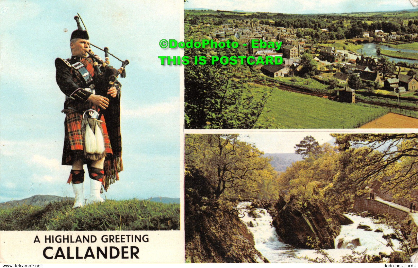 R428169 A Highland Greeting Callander. PLC35330. 1968. Multi View - World