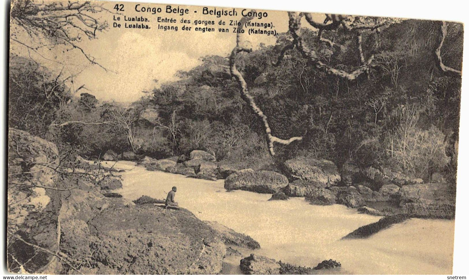 Congo Belge - Carte Prétimbrée No 42 - Le Lualaba - Congo Belga