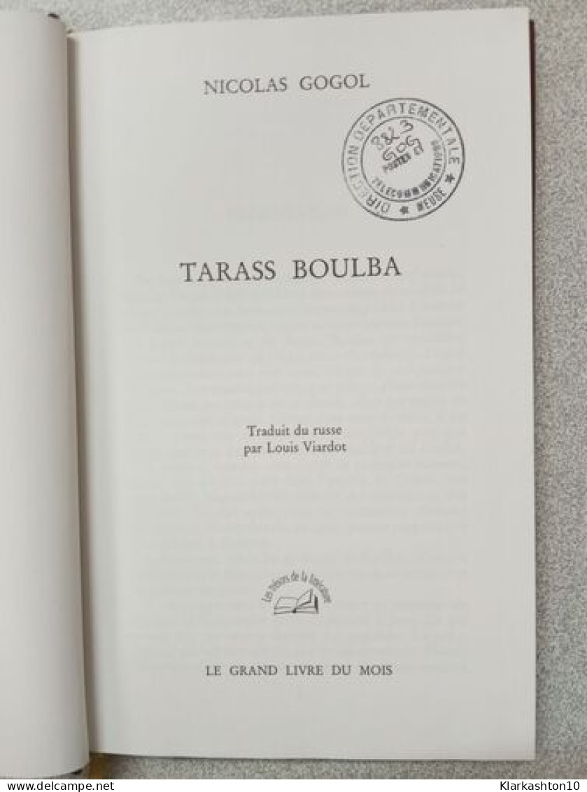 Tarass Boulba - Altri & Non Classificati