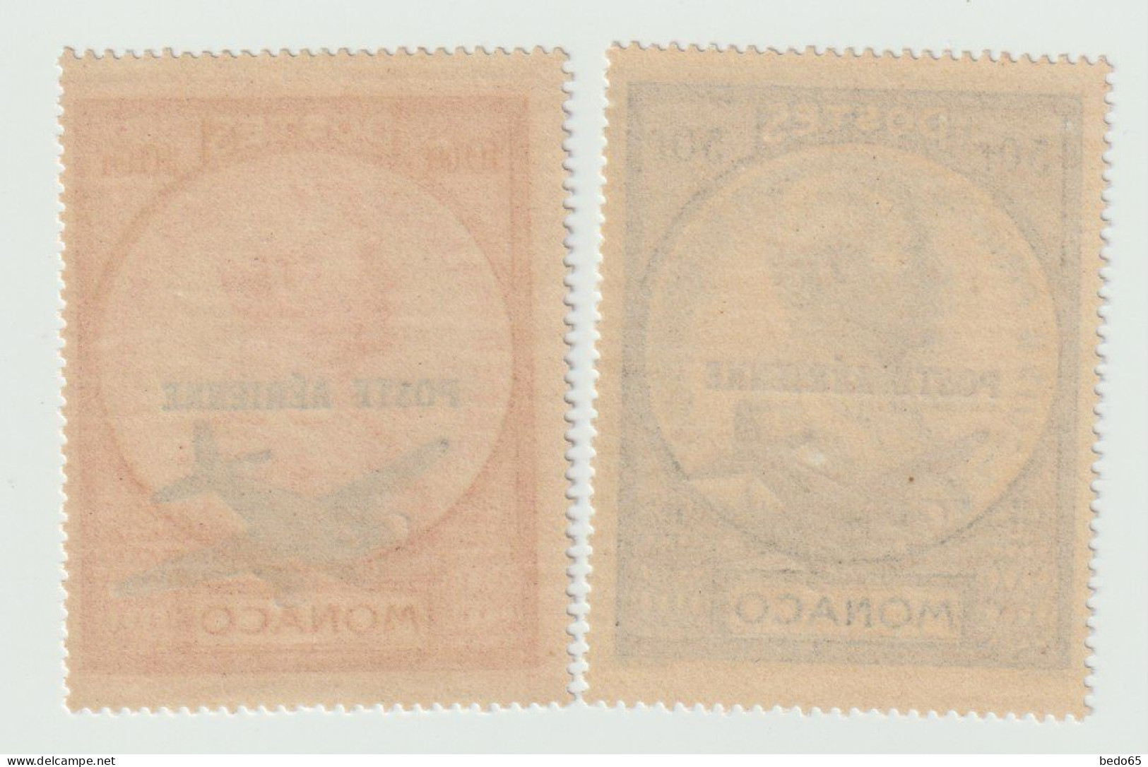 MONACO PA N° 13/14 NEUF** TTB - Airmail