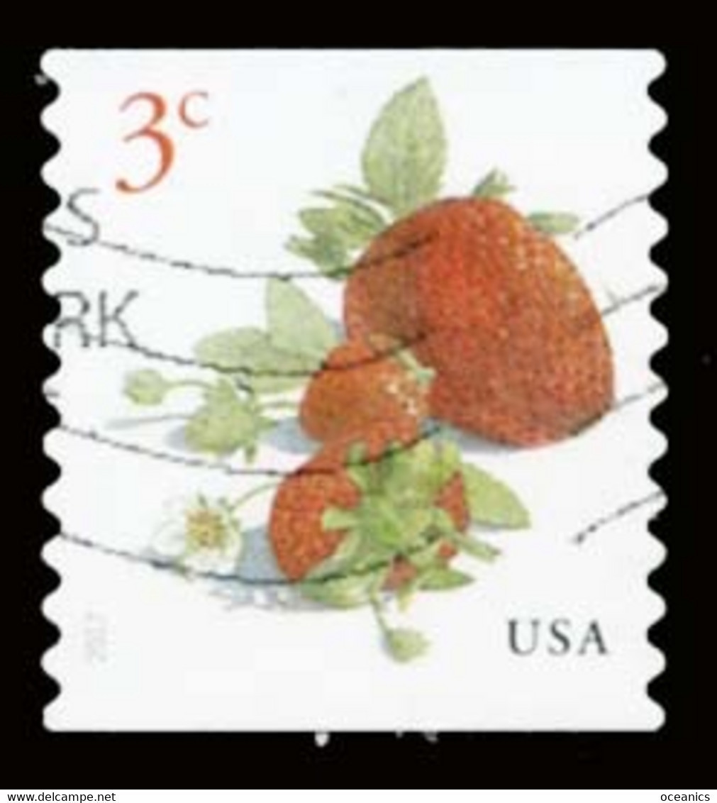 Etats-Unis / United States (Scott No.5201 - Strawberries) (o) Coil - Gebruikt