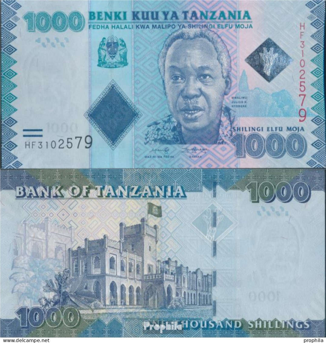 Tansania Pick-Nr: 41, Signatur 17 Bankfrisch 2019 1.000 Shilingi - Tanzania