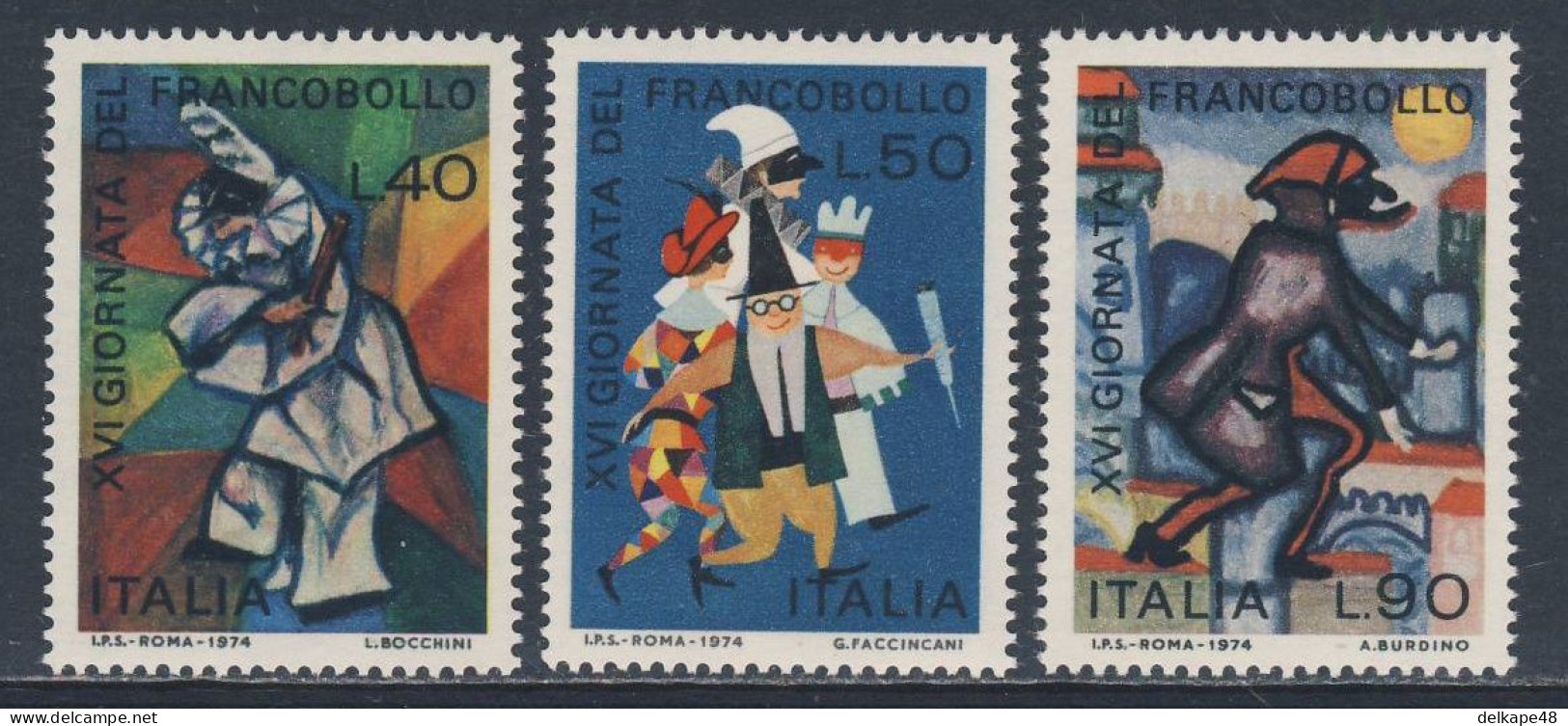 Italy Italie Italia 1974 Mi 1473 /5 YT 1205 /7 SG 1422 /4 ** Kinderzeichnungen / Childrens Comic Characters - Other & Unclassified