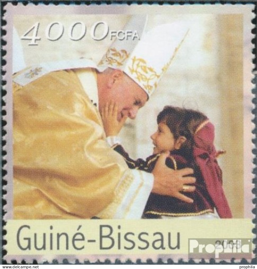 Guinea-Bissau 2063 (kompl.Ausg.) Postfrisch 2003 Papst Johannes Paul II. - Guinea-Bissau