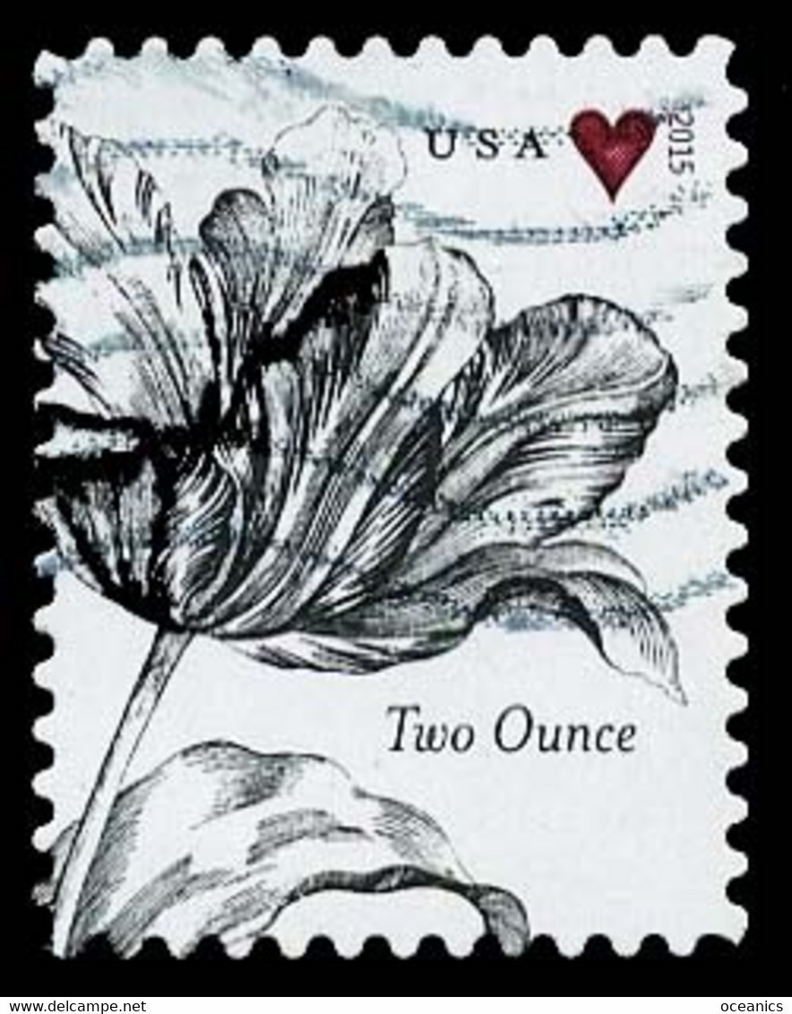 Etats-Unis / United States (Scott No.5002 - Tulip And Heart) (o) - Gebruikt