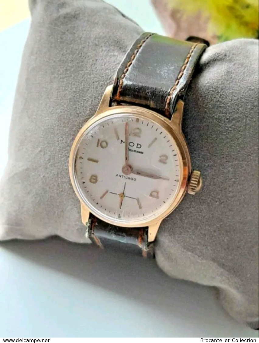 Montre Ancienne - Vintage - Homme - Plaqué OR - Mod Jeunesse - Watches: Old