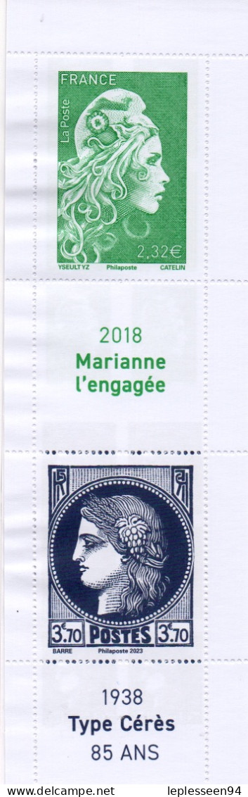 Carnet "Marianne L'engagée" 2023 Neuf - Bekende Personen