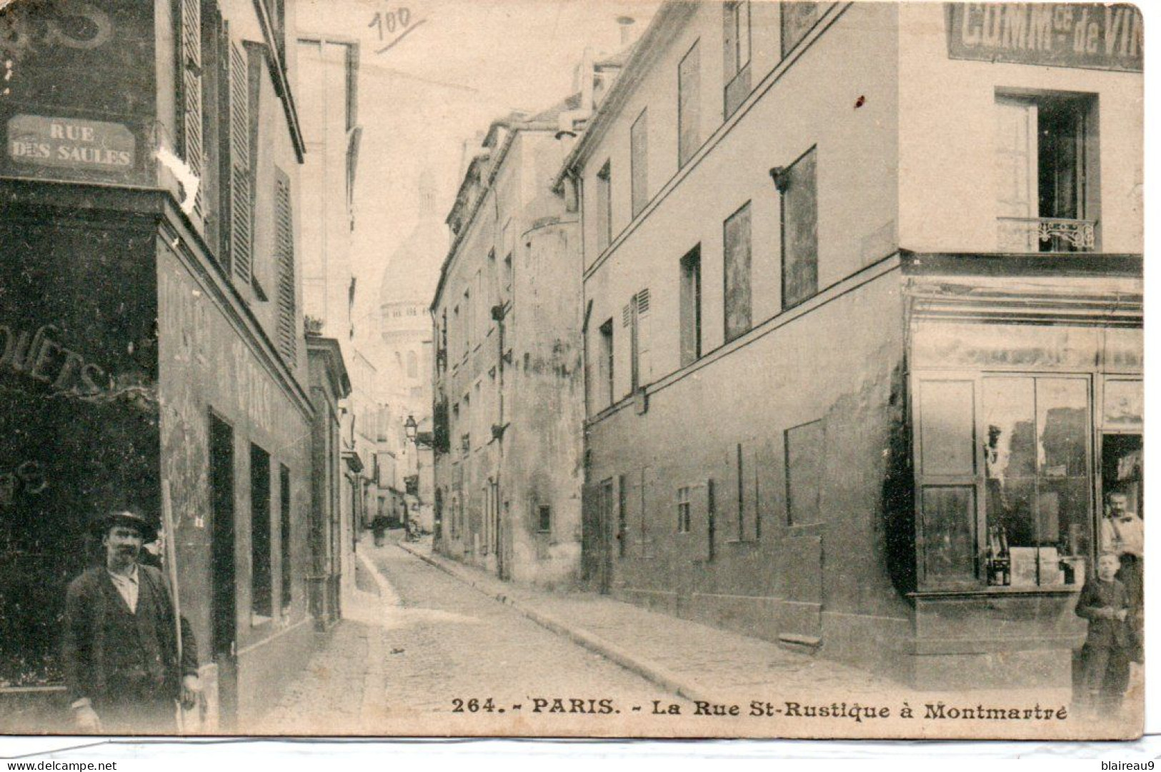 264 La Rue Saint Rustique A Montmartre  Et Rue Des Saules - Arrondissement: 18