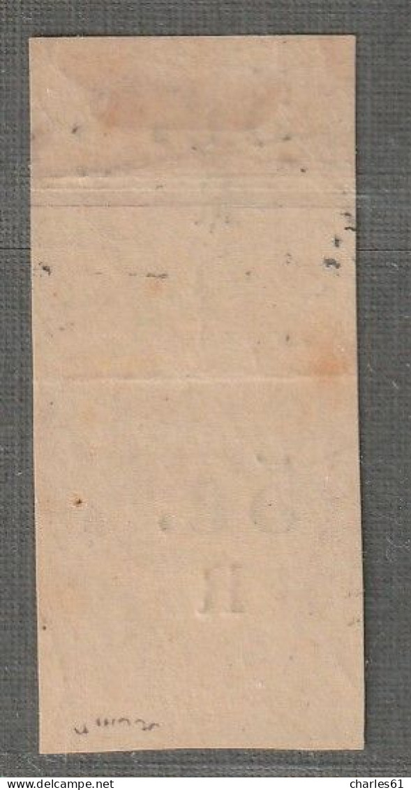 REUNION - N°6 * (1885-86) 5c Sur 40c Orange Pâle - Unused Stamps