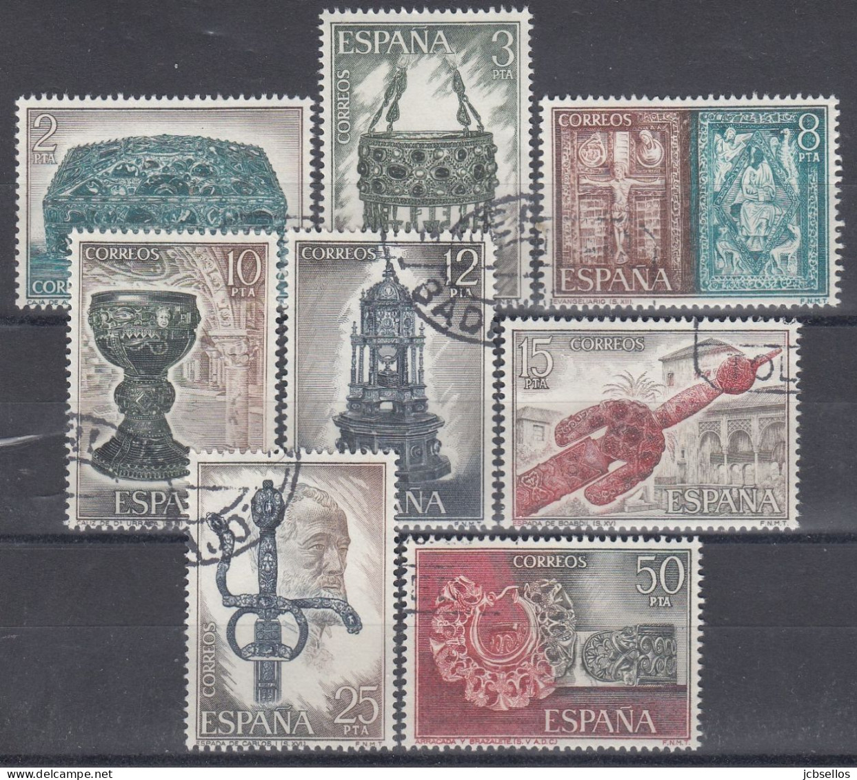 ESPAÑA 1975 Nº SH 2252A/SH 2253D USADO - Used Stamps