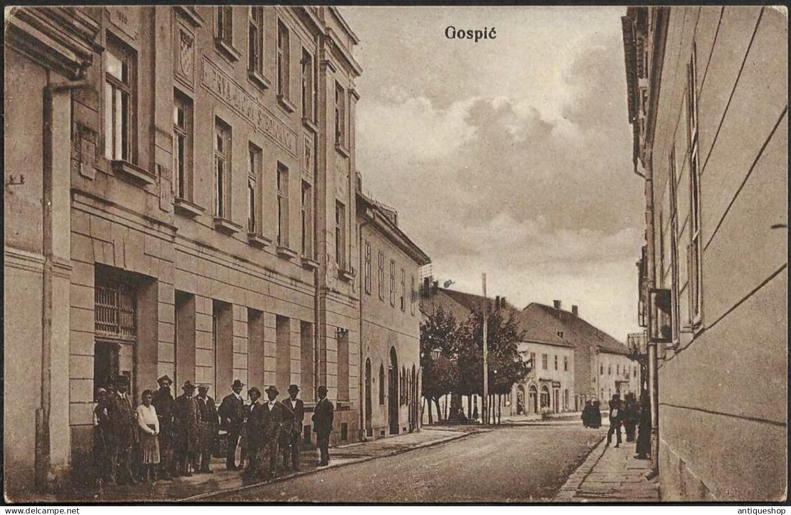 Croatia-----Gospic-----old Postcard - Croacia