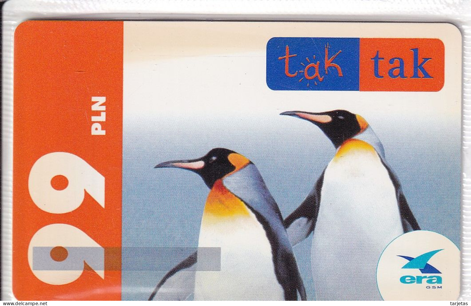 TARJETA DE POLONIA DE UNOS PINGUINOS (PINGUINO-PENGUIN) NUEVA-MINT - Polonia