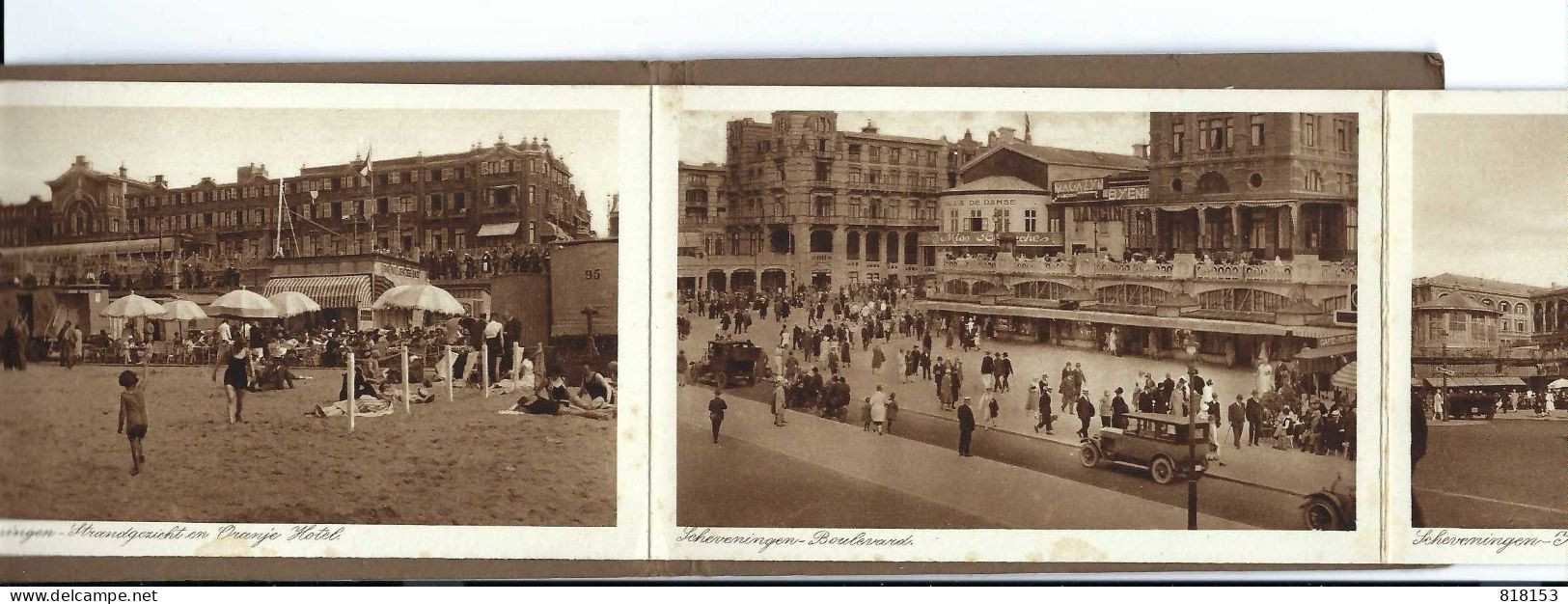 SCHEVENINGEN.  C.   Boekje Met 4 Kaarten - Scheveningen