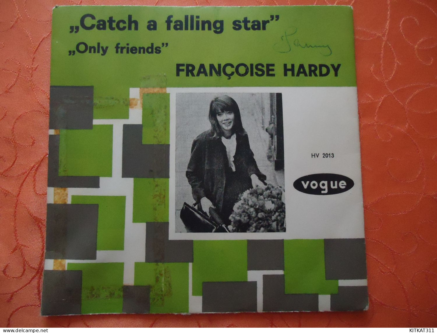 45 T Françoise Hardy VOGUE-made In Holland-2 Titres - Other - French Music