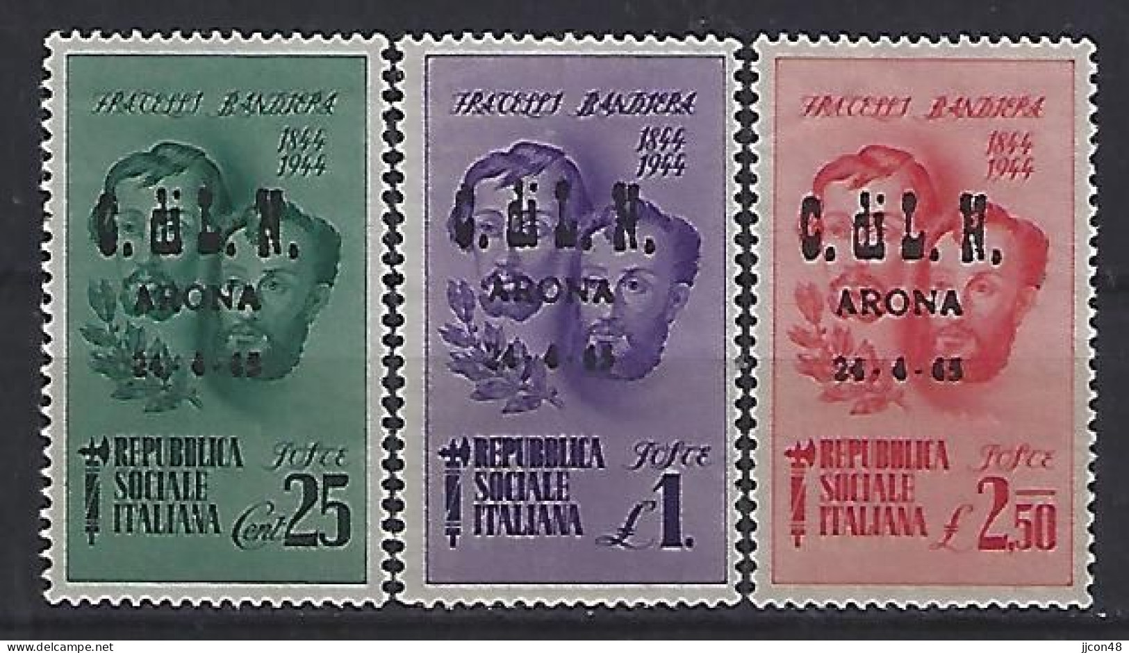 Italy (Arona) 1945  Liberation (*) MNG - Mint/hinged