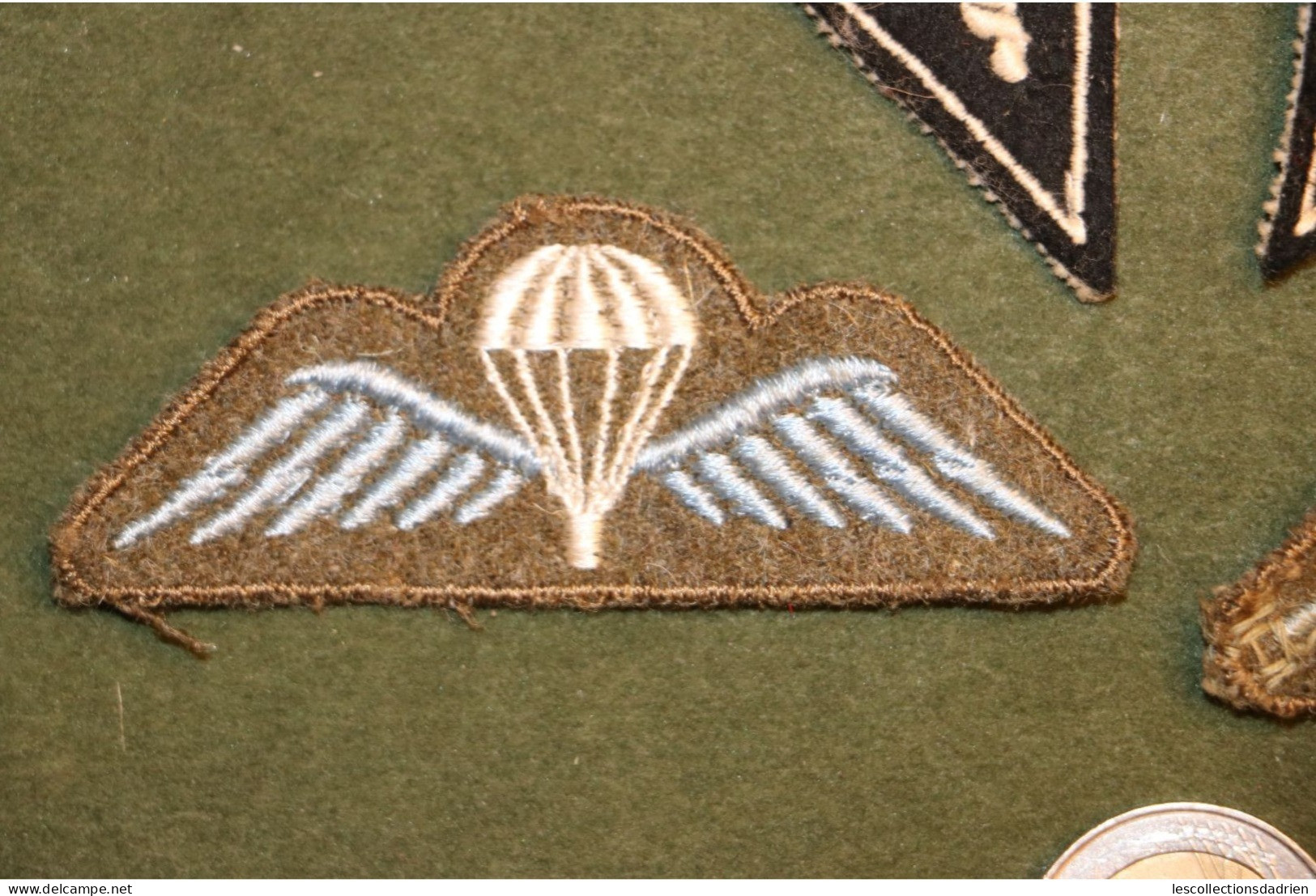 Lot D'écussons Militaires  Parachutiste épée - Blazoenen (textiel)